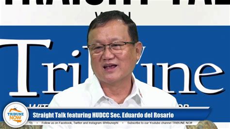 SHFC in Davao: HUDCC Chair Eduardo D. Del Rosario delivers .